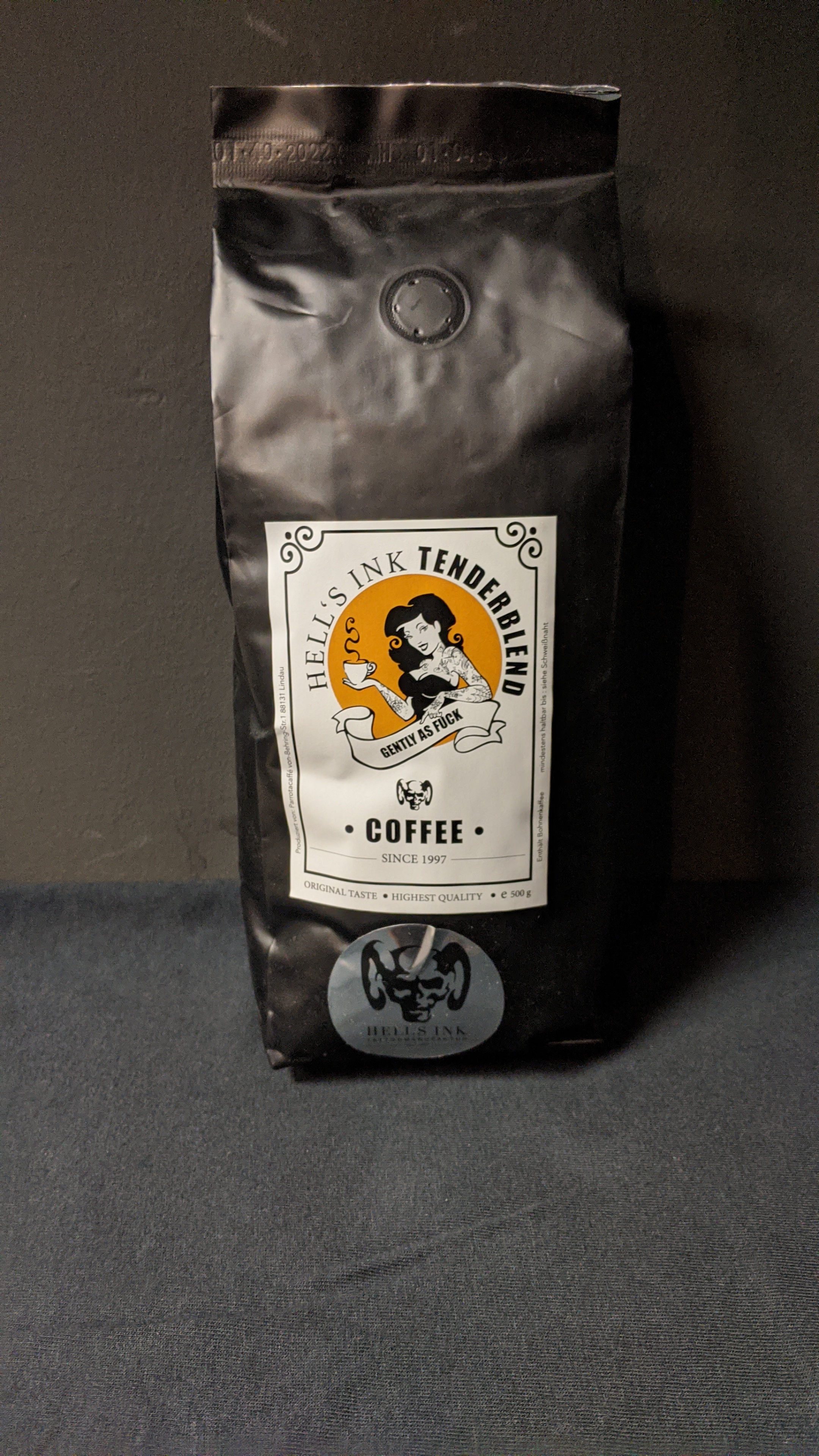 Hells Ink Tenderblend Kaffee shop.tattoowangen.de